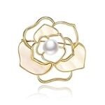 Broche Flor Dorada: El Toque de Elegancia en tu Vestuario de Danza